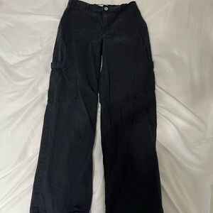 No Boundaries Black Baggy Cargo Pants